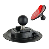 "1-inch ball mount adapter compatible with RAM arm mount"