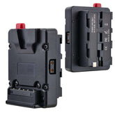 V mount to NPF battery adapter