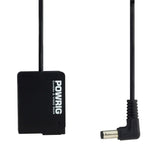 POWRIG power cable & cords DC Male 5.5/2.1mm to BP-DC12 Power Cable for Sigma FP Camera