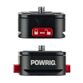 powrig quick release plate for camera tripod