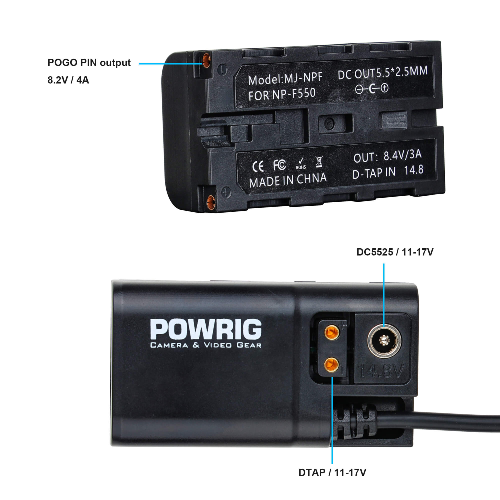 "Dtap to NPF power cable"