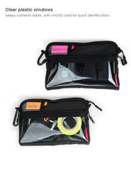 2 organize pouches with camera accessories