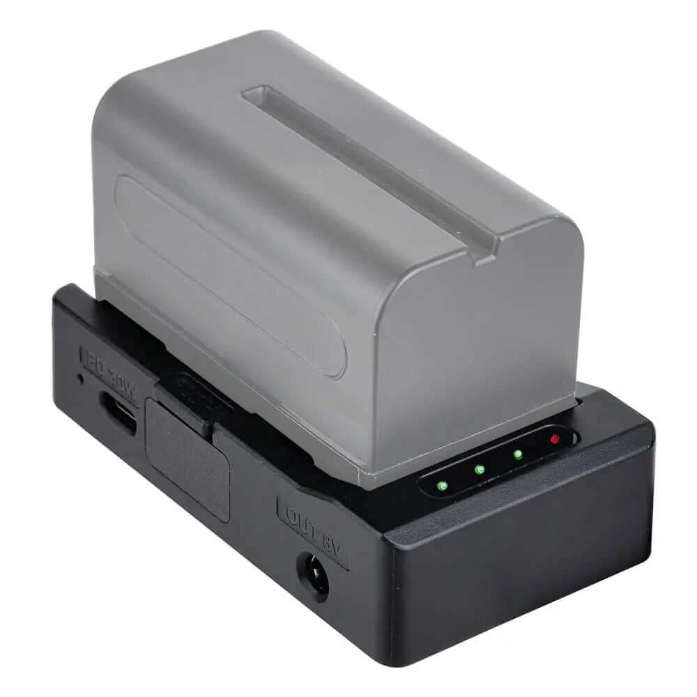 Pd Adapter Battery POWRIG NP-F Battery Adapter Plate | PD 30W USB-C + 3× DC5525 Output