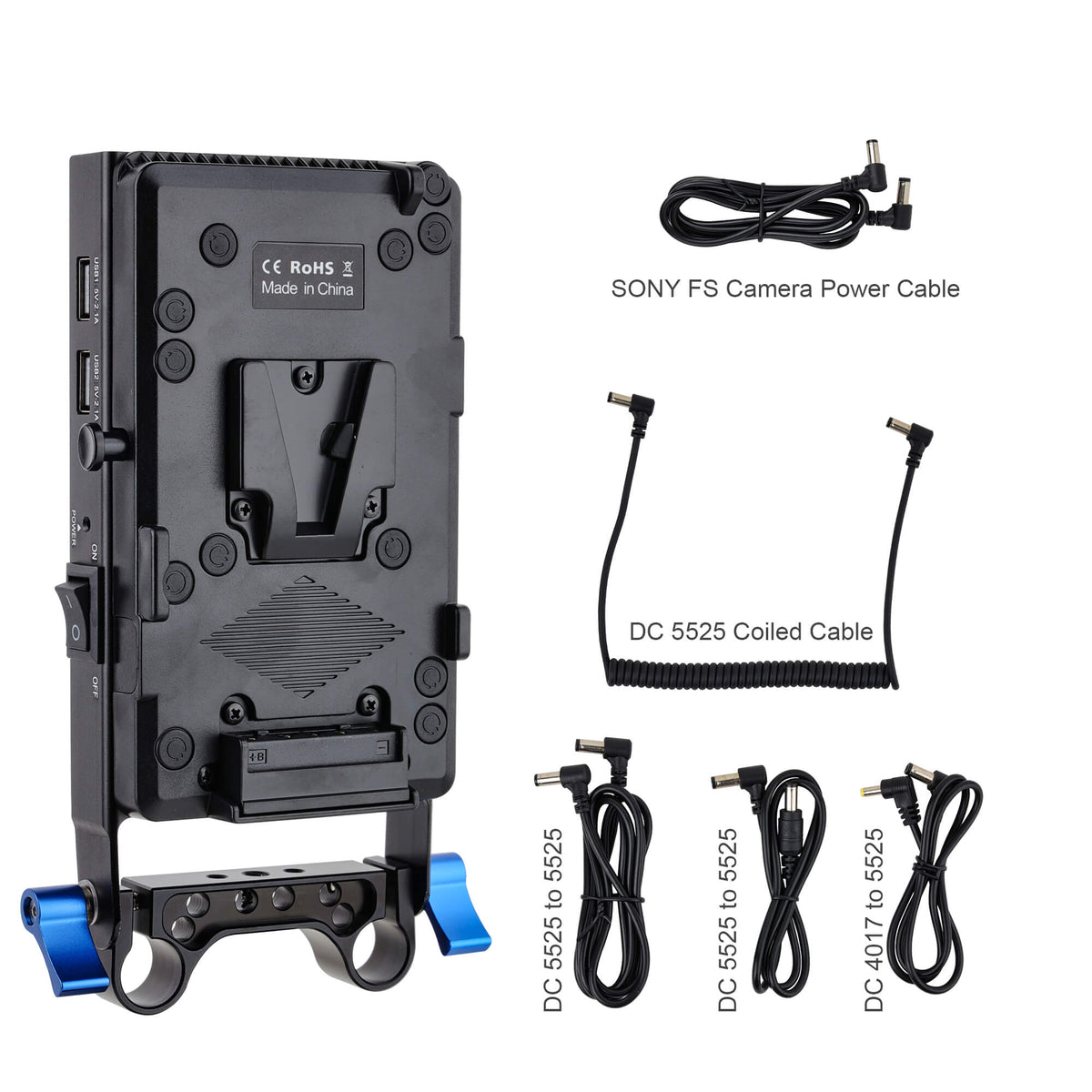 v mount plate for sony fs7 camcorder