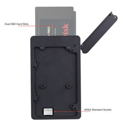 POWRIG power battery Dual Cfast to SSD Recorder Adapter for Blackmagic URSA, URSA Mini, URSA Mini Pro