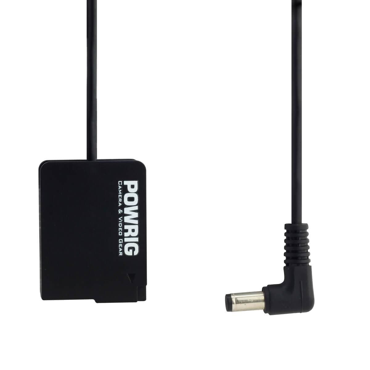 POWRIG power cable & cords DC Male 5.5/2.1mm to BP-DC12 Power Cable for Sigma FP Camera