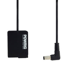 POWRIG power cable & cords DC Male 5.5/2.1mm to BP-DC12 Power Cable for Sigma FP Camera